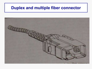 Duplex and multiple fiber connector
 