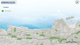 ARBORIZAÇÃO
MAPA CRIADO PELOS AUTORES - IMAGEM RETIRADA DO GOOGLE EARTH/2023
LEGENDA
Arborização
 