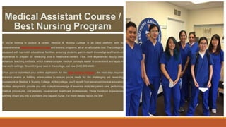 advanced Certified Nursing Assistant Programs | PPTX