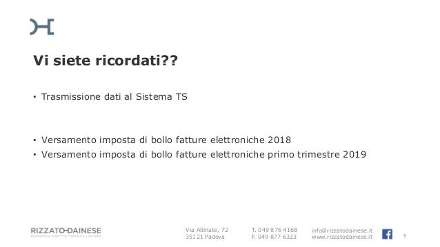 Modello Redditi 2019 Contribuenti Forfettari