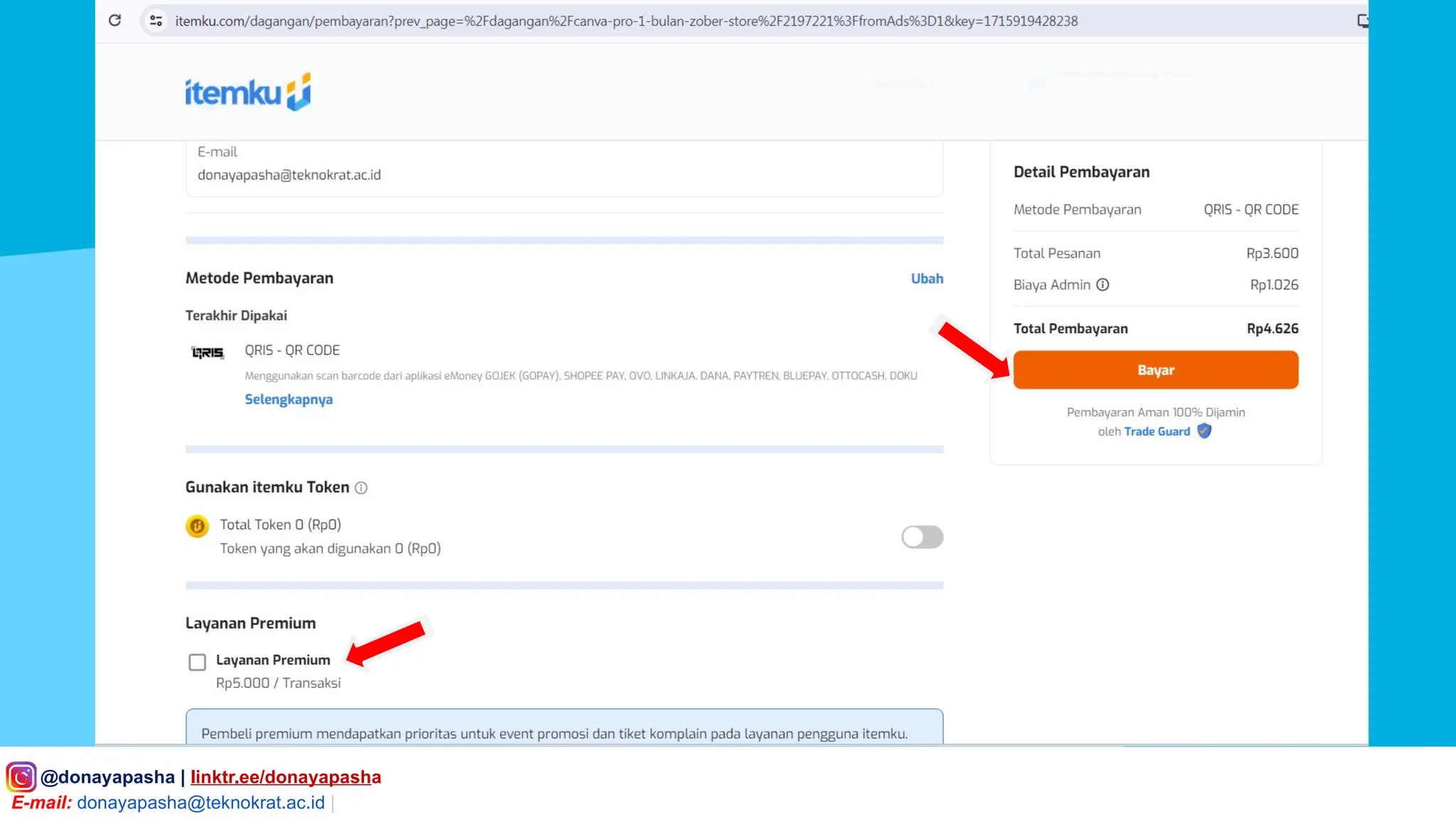 IG: @donayapasha | linktr.ee/donayapasha
E-mail: donayapasha@teknokrat.ac.id |
 