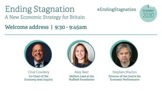 Ending Stagnation: A New Economic Strategy for Britain