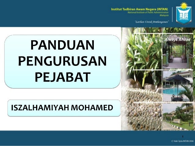 Panduan Pengurusan Pejabat