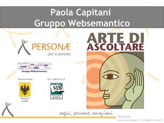 Paola Capitani  Gruppo Websemantico 