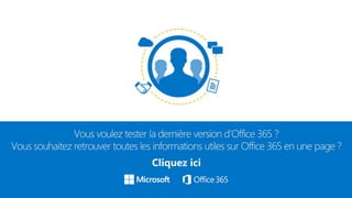 Office 365 : Collaborez, communiquez, partagez.