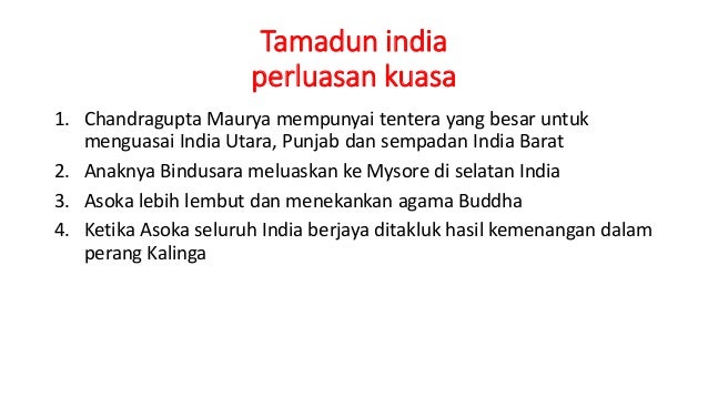 Tamadun india tingkatan 1