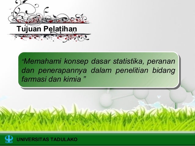 Slide pelatihan statistika by fadjryani Slide pelatihan statistika by fadjryani