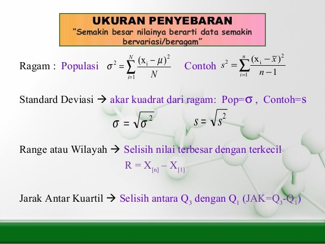 Slide pelatihan statistika by fadjryani