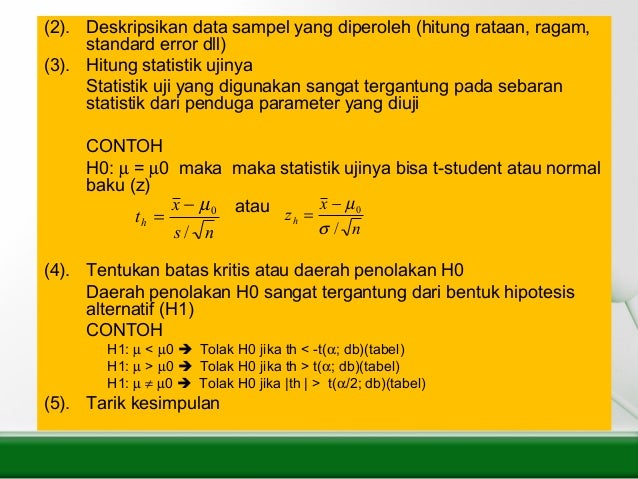 Slide pelatihan statistika by fadjryani