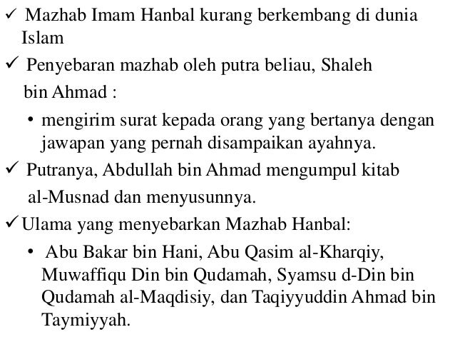 Slideshow Imam Ahmad Bin Hanbal