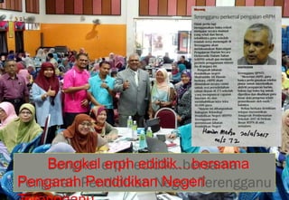 Bengkel erph edidik…bersama
Pengarah Pendidikan Negeri
 