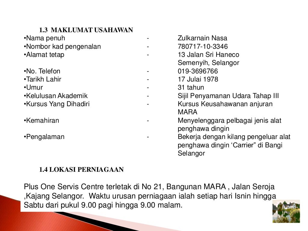Slide penyediaan rp penuh (Rancangan Perniagaan)