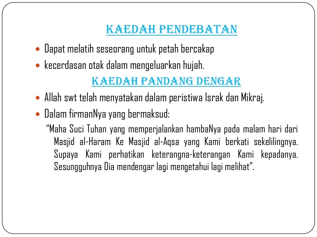 perkembangan pendidikan islam di malaysia