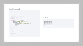 Optimizing Search Algorithms: Sentinel Linear Search Explained | PPTX