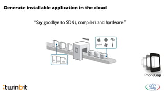 Generate installable application in the cloud


             “Say goodbye to SDKs, compilers and hardware.”
 