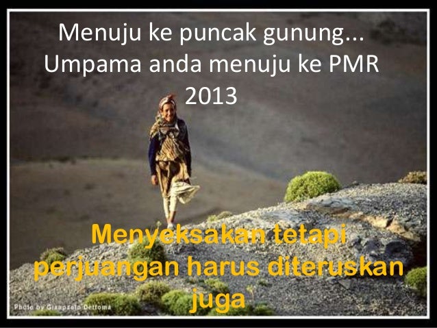 Slide ceramah untuk pmr Slide ceramah untuk pmr