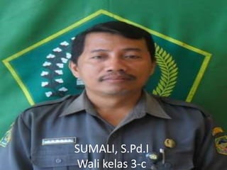 SUMALI, S.Pd.I
Wali kelas 3-c
 
