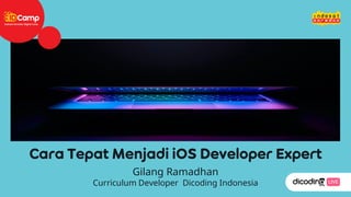 Gilang Ramadhan
Curriculum Developer Dicoding Indonesia
 