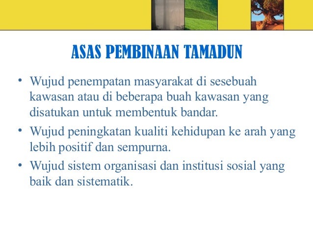 Prinsip Asas Pembinaan Tamadun Dan Perbandingan Antara Tamadun Dahulu