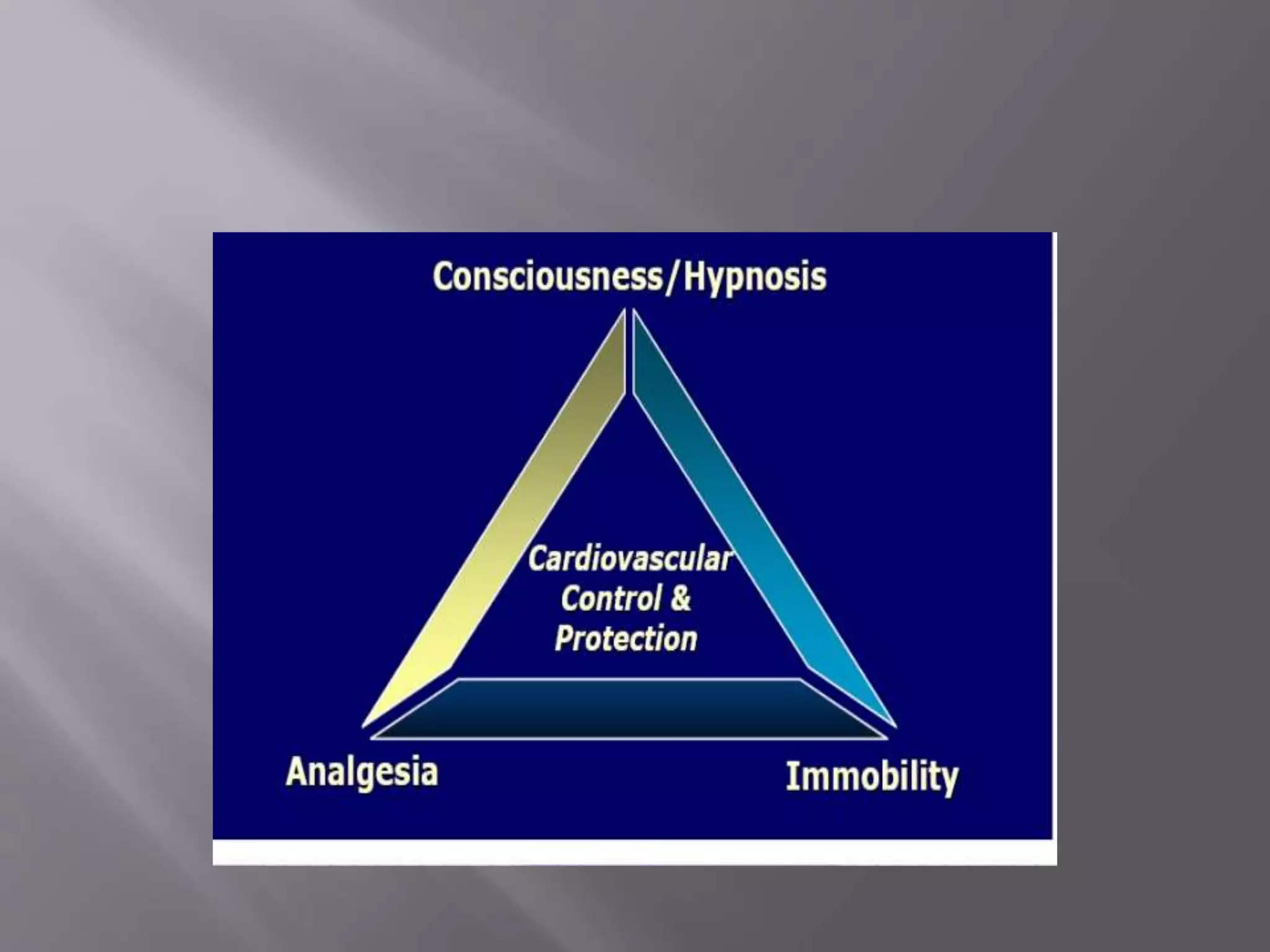 Monitoring system of anaesthesia 
