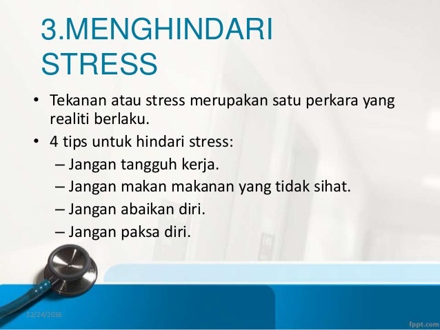 Amalan 5 M : Cara Untuk Jaga Kesihatan
