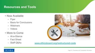 Overview of the New International Code of Ethics | PPT