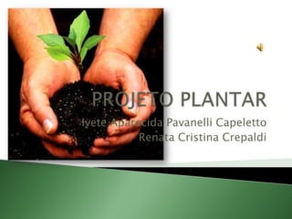PROJETO PLANTARIvete Aparecida Pavanelli CapelettoRenata Cristina Crepaldi