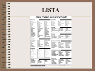LISTA

 