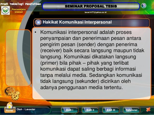 Proposal tesis komunikasi