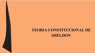 TEORIA CONSTITUCIONAL DE 
SHELDON 
 
