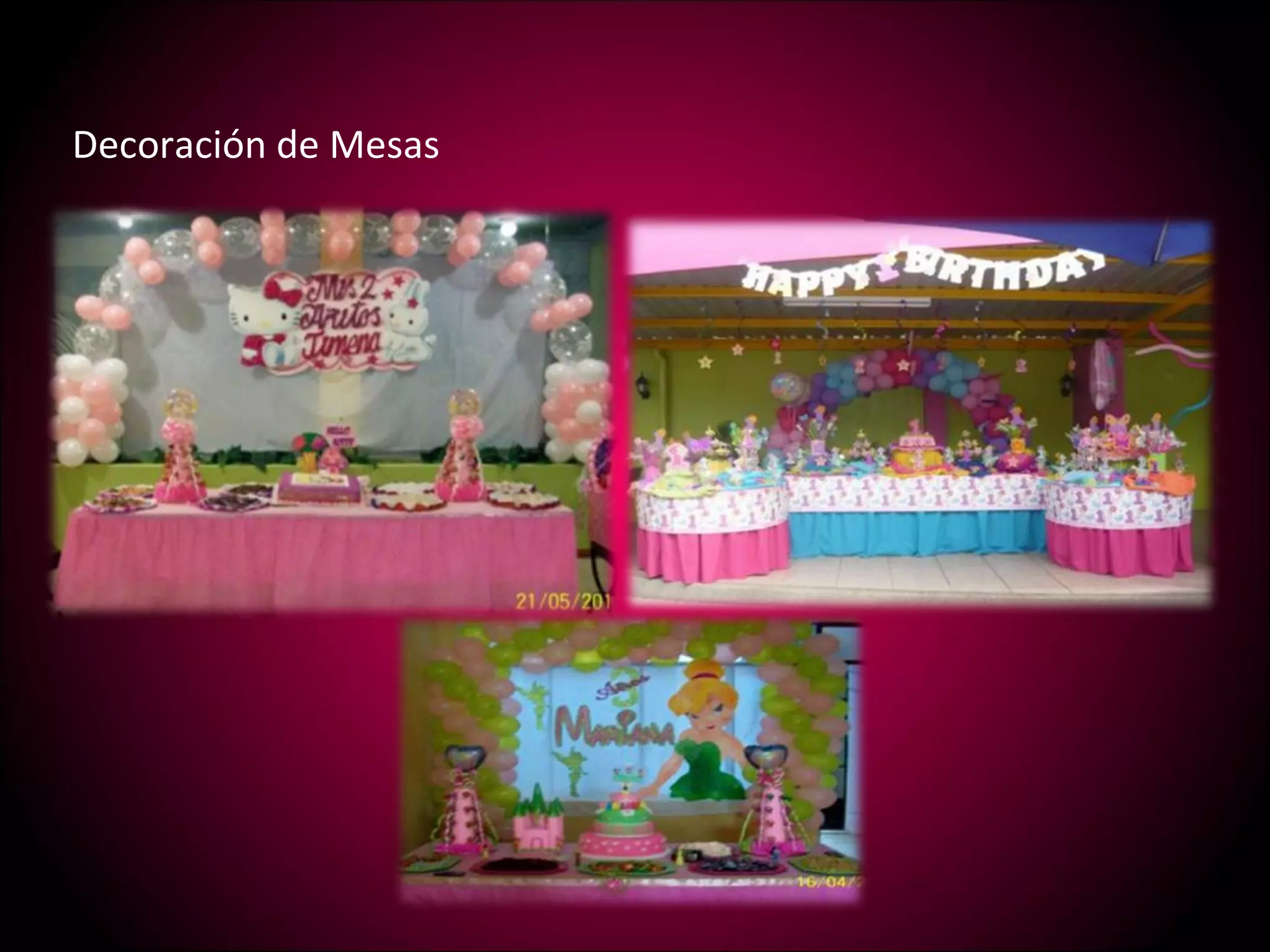 Decoración de Mesas