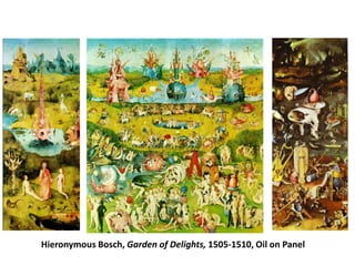 Hieronymous Bosch, Garden of Delights, 1505-1510, Oil on Panel