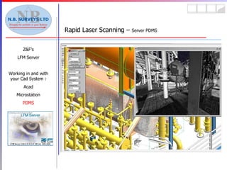 Rapid Laser Scanning –  Server PDMS Z&F’s LFM Server Working in and with your Cad System : Acad Microstation PDMS 