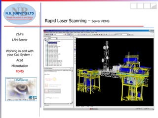 Rapid Laser Scanning –  Server PDMS Z&F’s LFM Server Working in and with your Cad System : Acad Microstation PDMS 