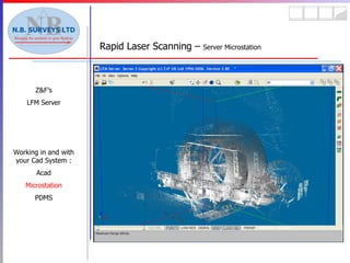 Z&F’s LFM Server Working in and with your Cad System : Acad Microstation PDMS Rapid Laser Scanning –  Server Microstation 