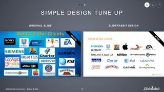 SIMPLE DESIGN TUNE UP
ݺߣRabbit Introduction > Before & After 12
ORIGINAL SLIDE SLIDERABBIT DESIGN
 