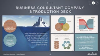 BUSINESS CONSULTANT COMPANY
INTRODUCTION DECK
ݺߣRabbit Introduction > Design Samples 14
 