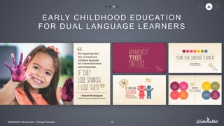 EARLY CHILDHOOD EDUCATION
FOR DUAL LANGUAGE LEARNERS
ݺߣRabbit Introduction > Design Samples 16
 