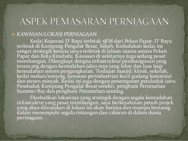 Rancangan perniagaaan koperasi