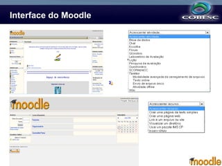 Interface do Moodle 