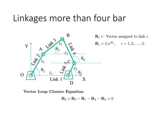 Linkages more than four bar
 