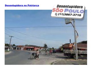 Desentupidora no Patriarca
 