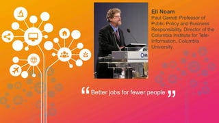 Ms Irene Wennemo
State Secretary to the
Swedish Minister for
Employment
“
Modern labour markets are
increasingly dynamic, but the benefits
of flexibility should be coupled with
effective policies to fight inequality and
ensure that workers have sufficient
access to upskilling opportunities and
adequate safety nets.
 