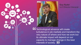 Eli Noam
Paul Garrett Professor of
Public Policy and Business
Responsibility. Director of the
Columbia Institute for Tele-
Information, Columbia
University
“Better jobs for fewer people
”
 