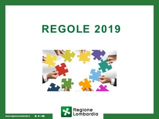 REGOLE 2019
 