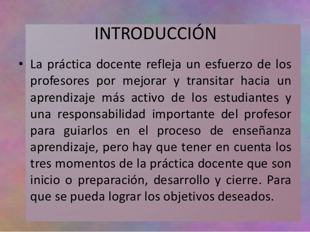 Introduccion De Observacion Y Practica Docente es.slideshare.net