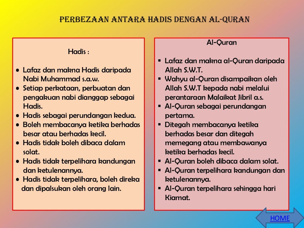 Hadis Sebagai Sumber Hukum