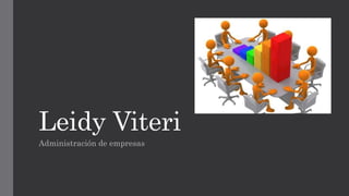 Leidy Viteri
Administración de empresas
 