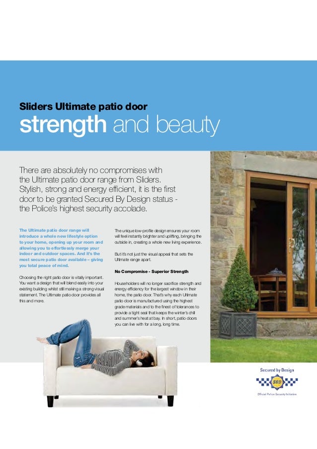 Sliders Patio Door Brochure
