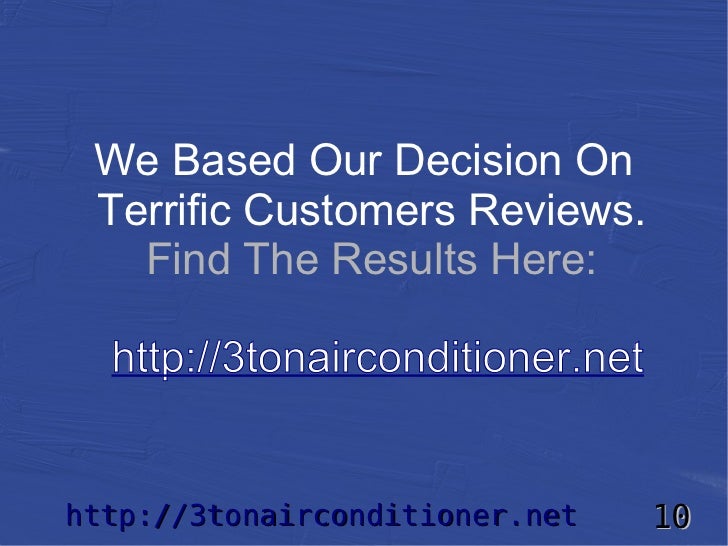 Slider Window Air Conditioner Selection
